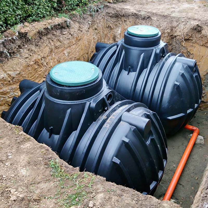 Regenwassernutzungsanlage Wasserauffangbehälter